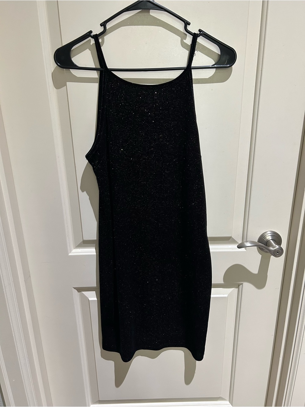 Black Sparkle Sleeveless Women’s Dress